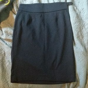 Dark Navy Pencil Skirt